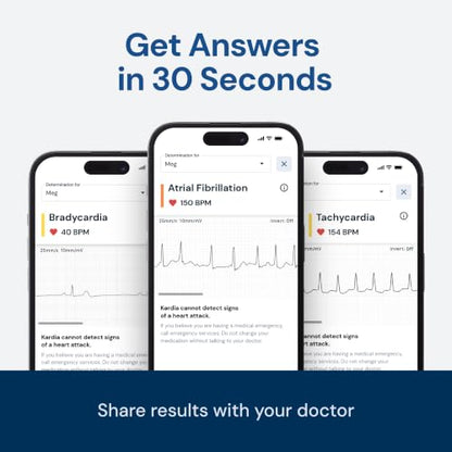 1-Lead Portable ECG Heart Monitor