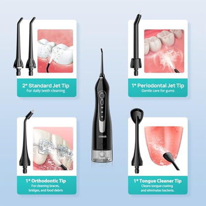 Portable Cordless Water Dental Flosser