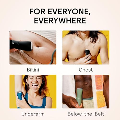 Waterproof Body Hair Trimmer for Men