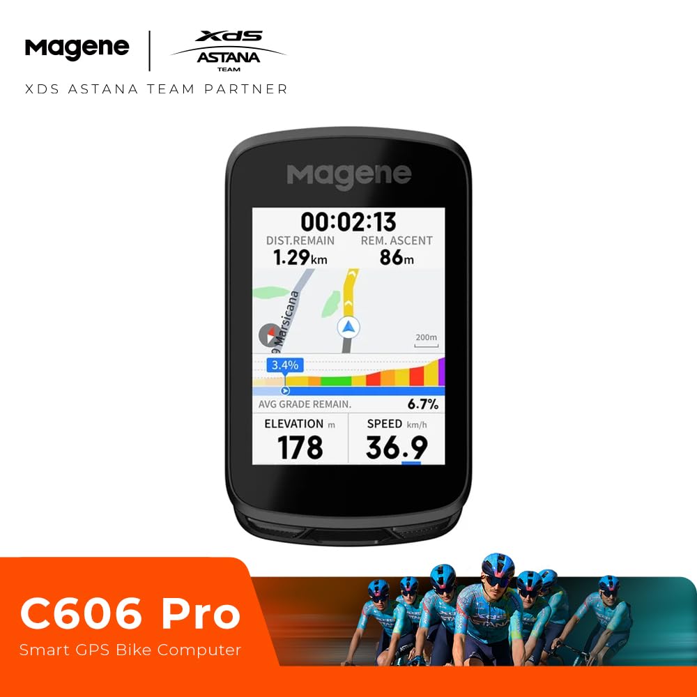 GPS Cycling Computer with Map Navigation