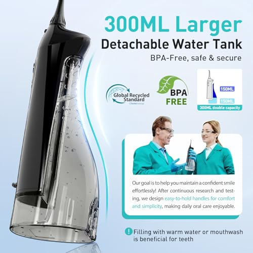 Portable Cordless Water Dental Flosser