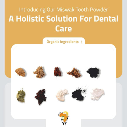 Miswak Charcoal Tooth Powder