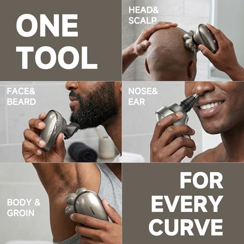 7D Electric Head Shaver for Men