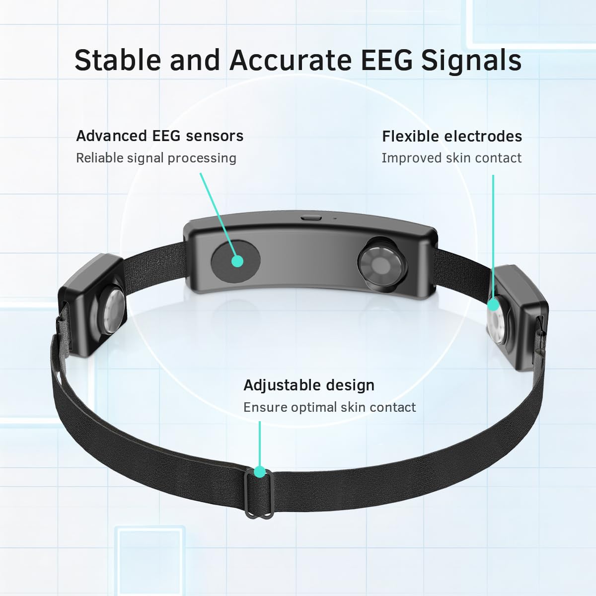 EEG Meditation Headband Brainwave Tracker