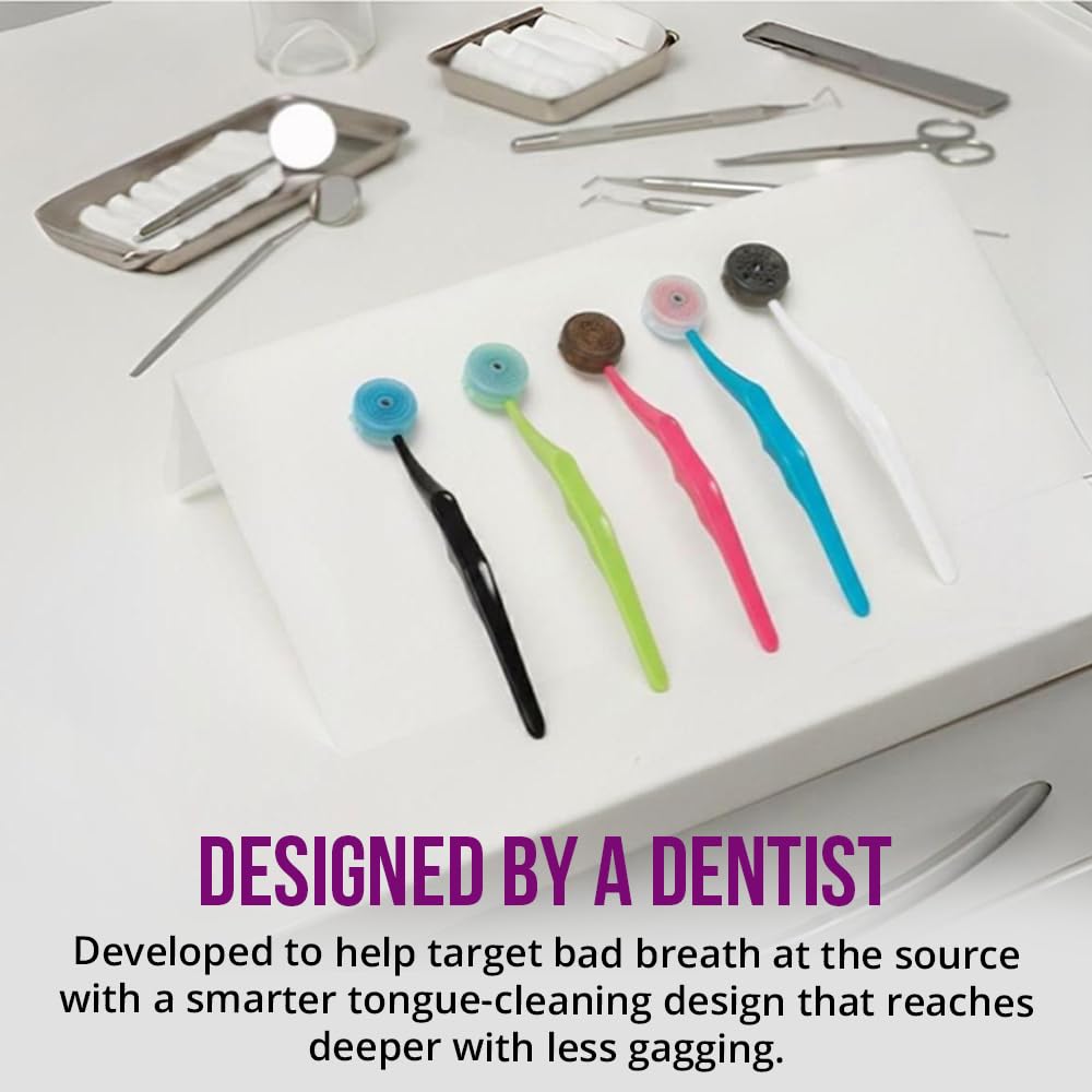 Premium Tongue Cleaner Brush Kit