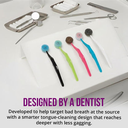 Premium Tongue Cleaner Brush Kit