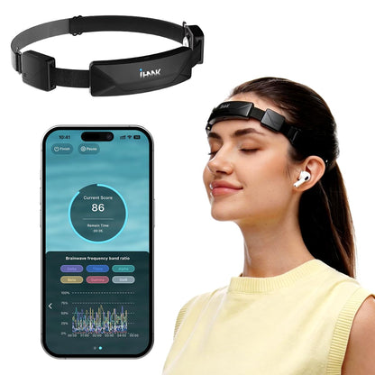 EEG Meditation Headband Brainwave Tracker