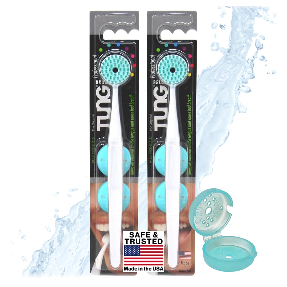 Premium Tongue Cleaner Brush Kit