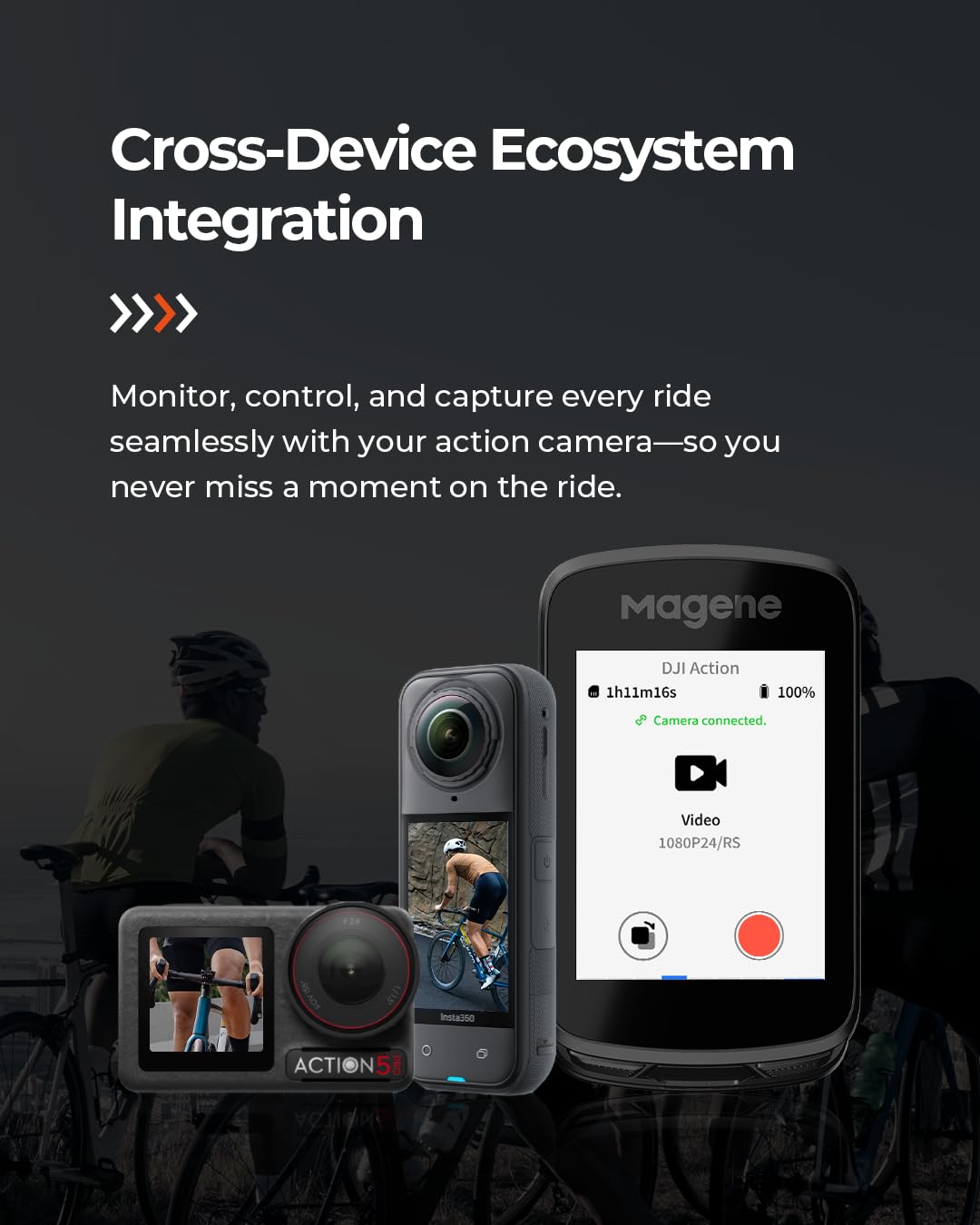 GPS Cycling Computer with Map Navigation