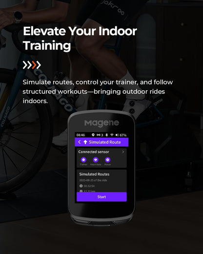 GPS Cycling Computer with Map Navigation