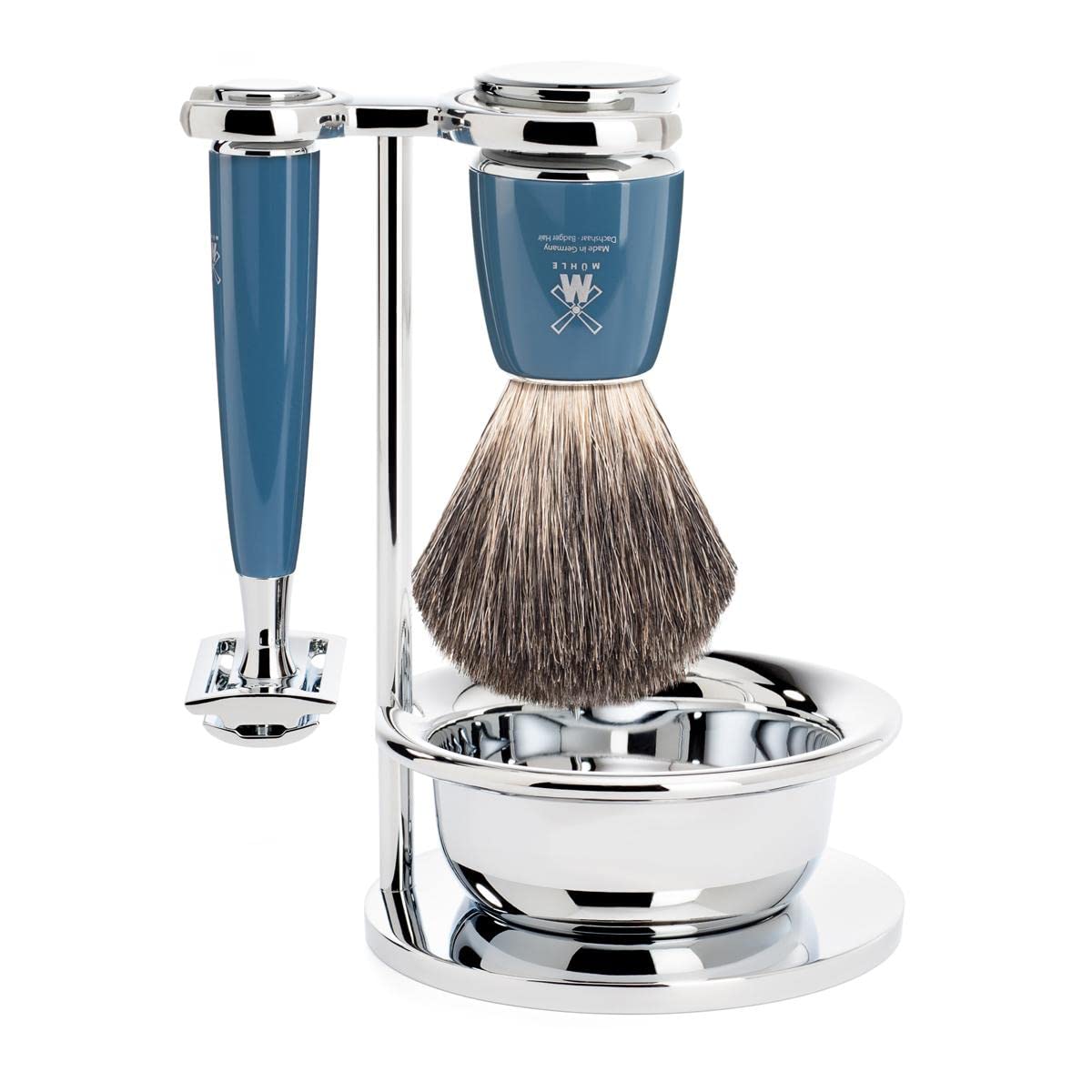 Luxury Shaving Set with Razor and Brush