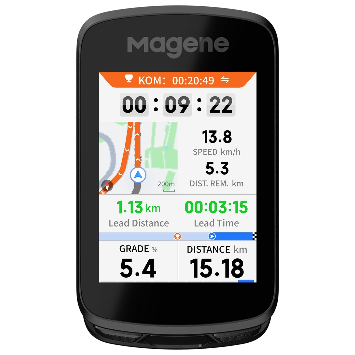 GPS Cycling Computer with Map Navigation