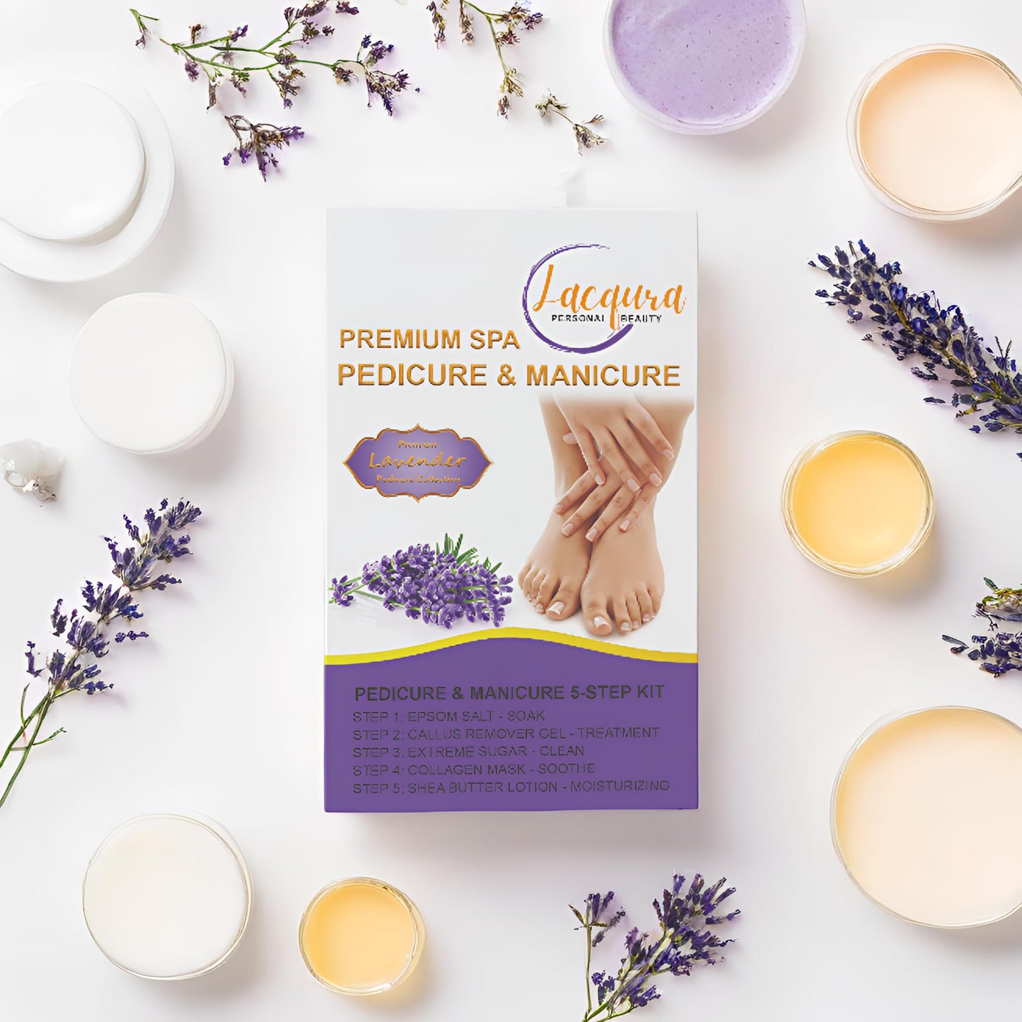 5-Step At Home Pedicure Spa Kit
