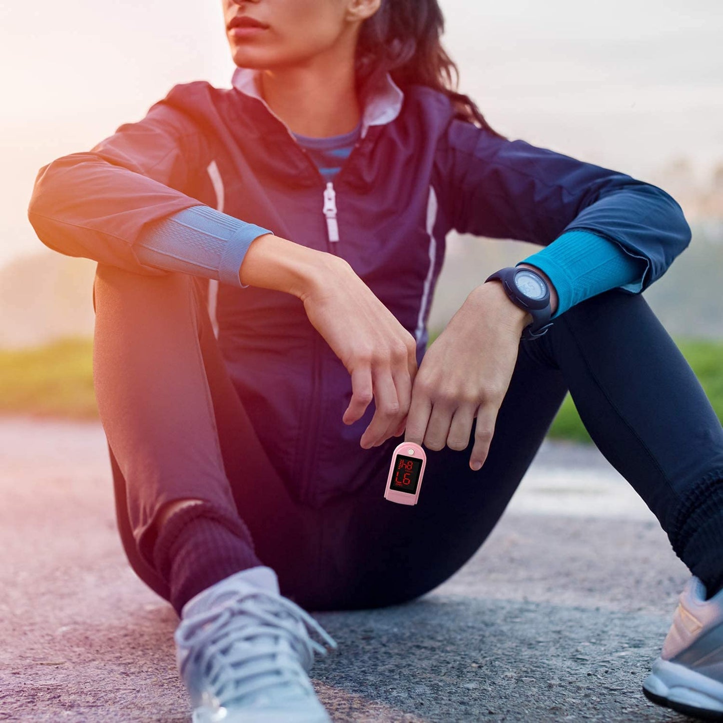 Fingertip Pulse Oximeter Monitor