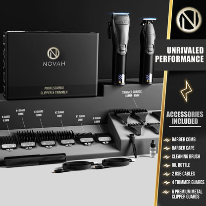 Professional Cordless Hair Clipper Set