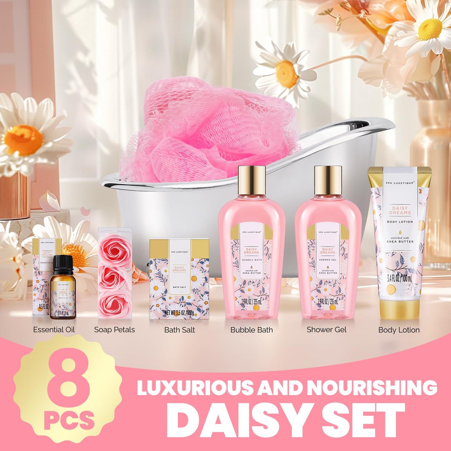 Rose Spa Gift Set Bath & Body Collection