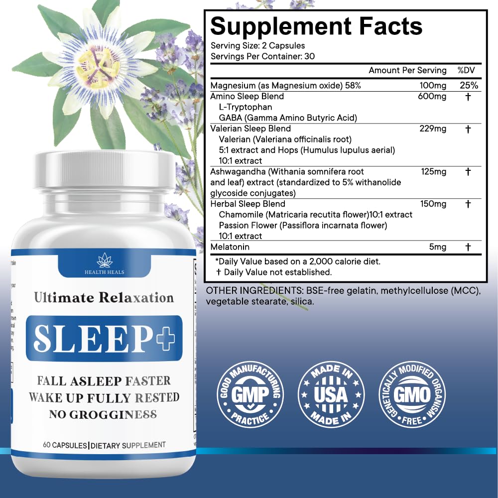 Chamomile Magnesium Sleep Support Supplement