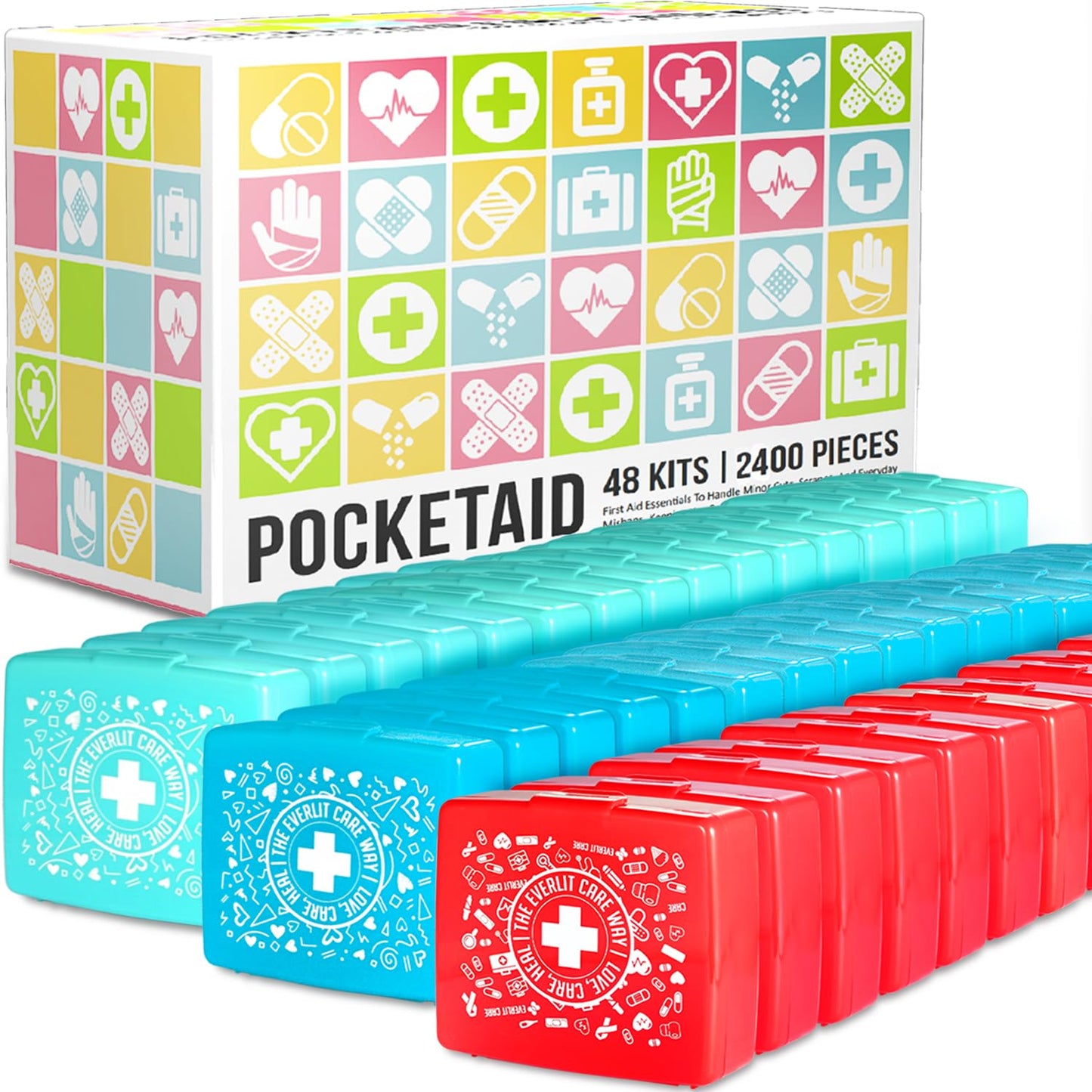 Mini Portable First Aid Kit Case