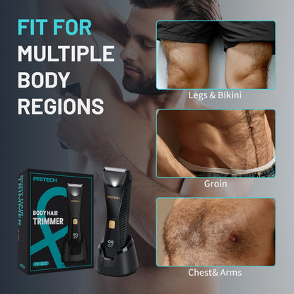 Waterproof Body Hair Trimmer for Men
