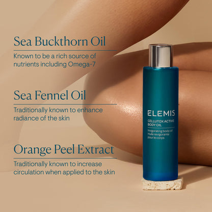 ELEMIS Cellutox Active Body Oil Fast-Absorbing Body Massage Oil