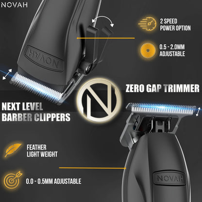 Professional Cordless Hair Clipper Set