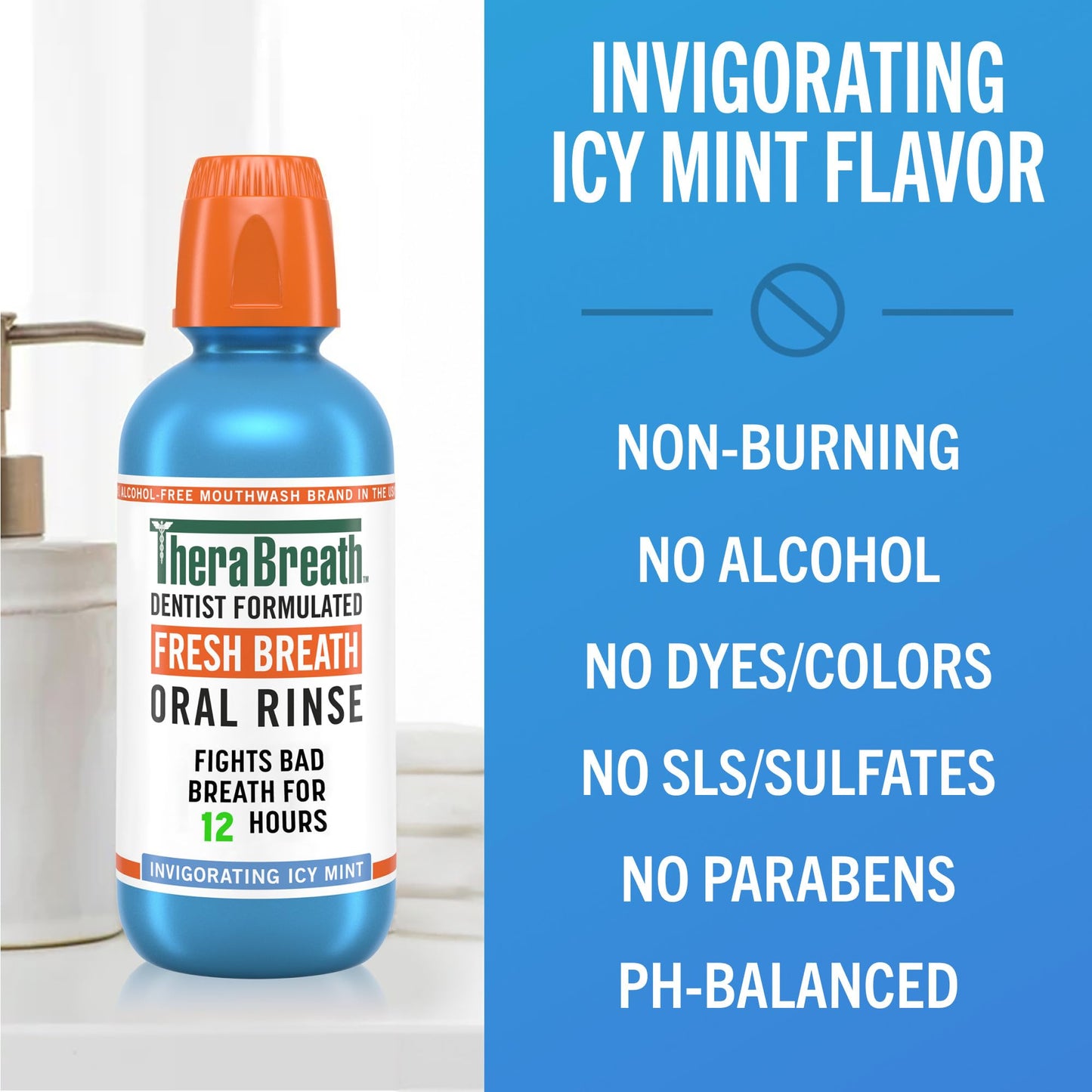 Alcohol-Free Fresh Breath Mouthwash