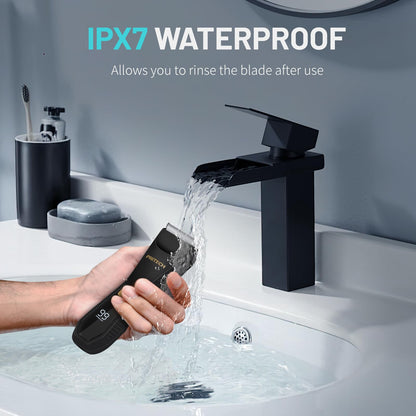 Waterproof Body Hair Trimmer for Men