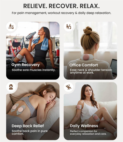 Wireless TENS EMS Muscle Relief Device