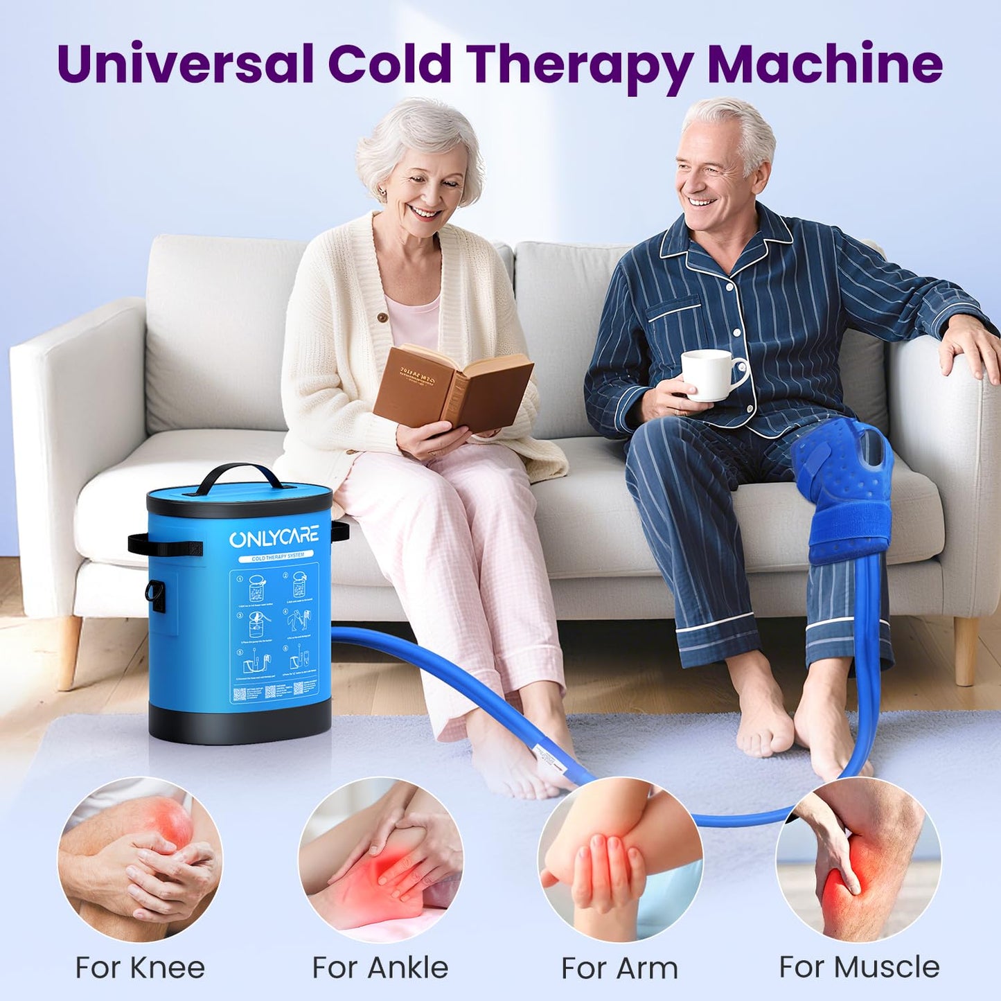 Portable Cold Therapy Machine with Ice Pad