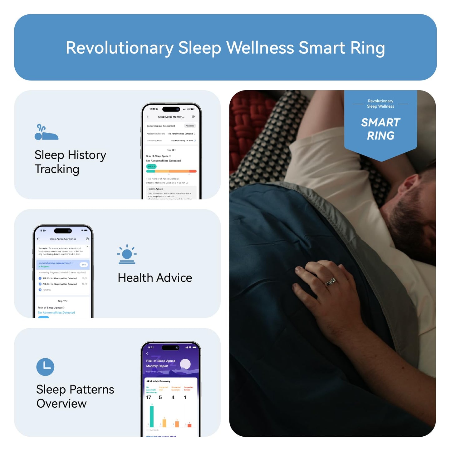 Smart Sleep Monitoring Ring