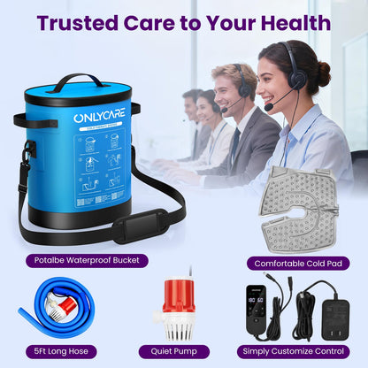 Portable Cold Therapy Machine with Ice Pad