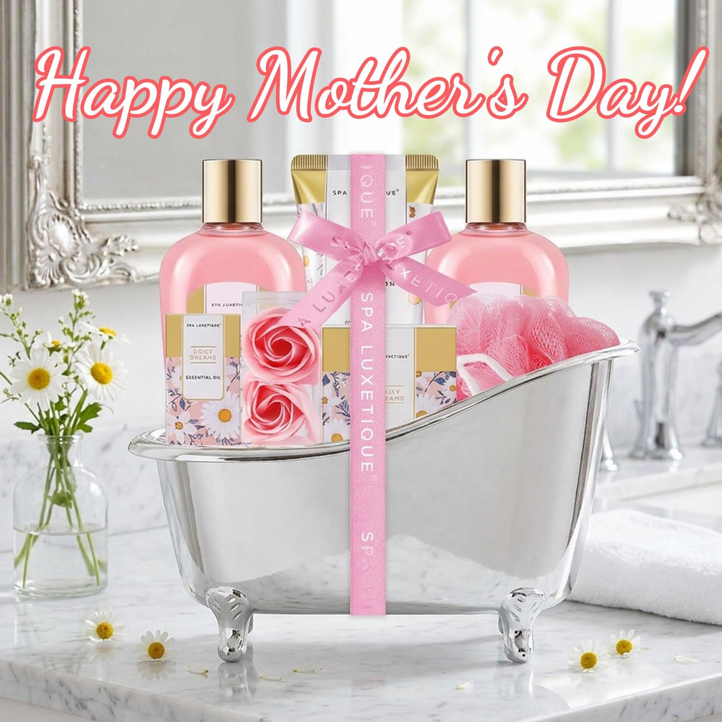 Rose Spa Gift Set Bath & Body Collection