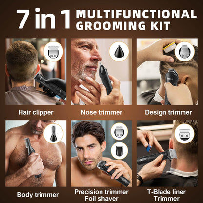 Cordless Beard Trimmer Grooming Kit