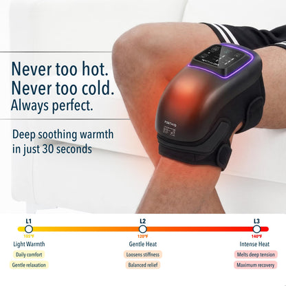 Smart Knee Massager with Heat Therapy