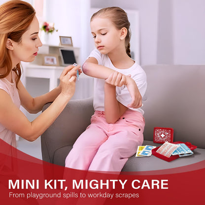 Mini Portable First Aid Kit Case