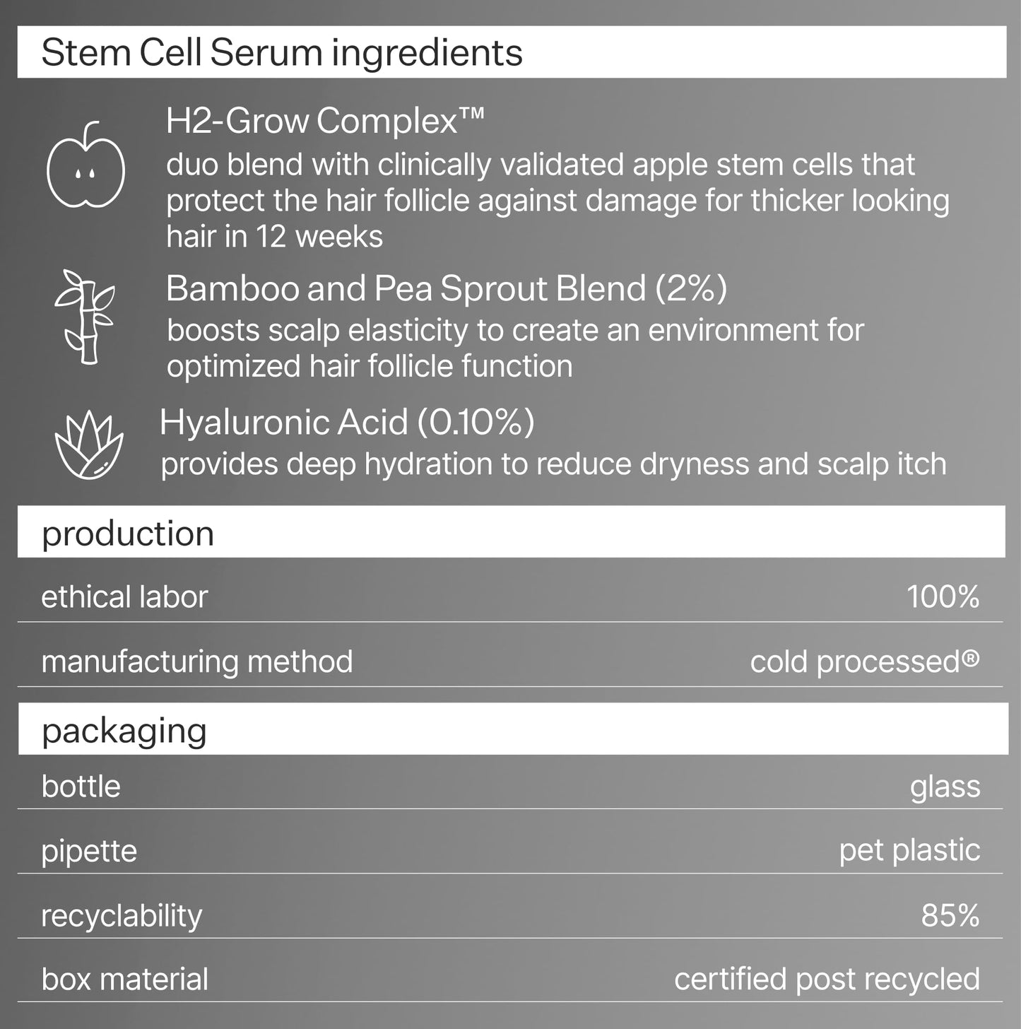 Apple Stem Cell Scalp Serum Treatment