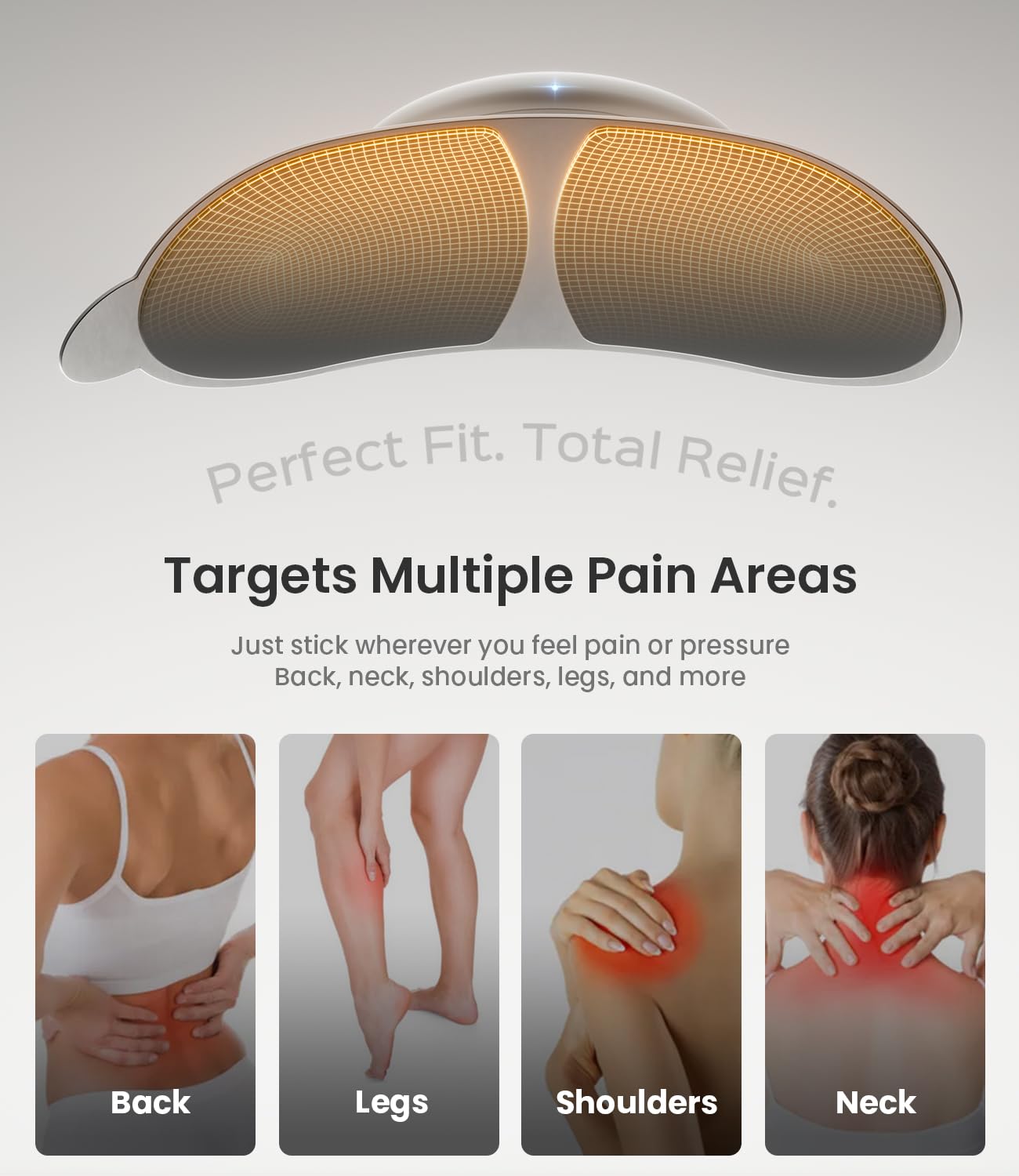 Wireless TENS EMS Muscle Relief Device