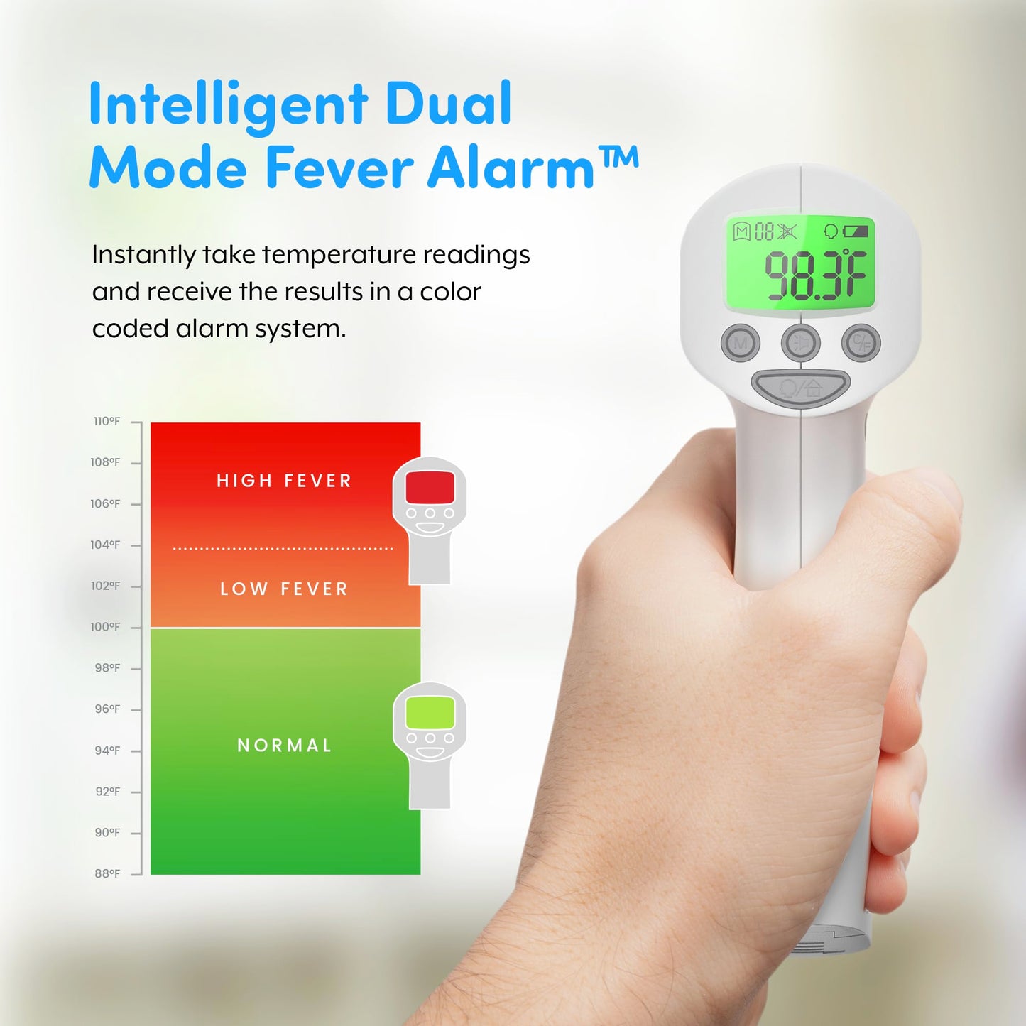 Touchless Infrared Forehead Thermometer