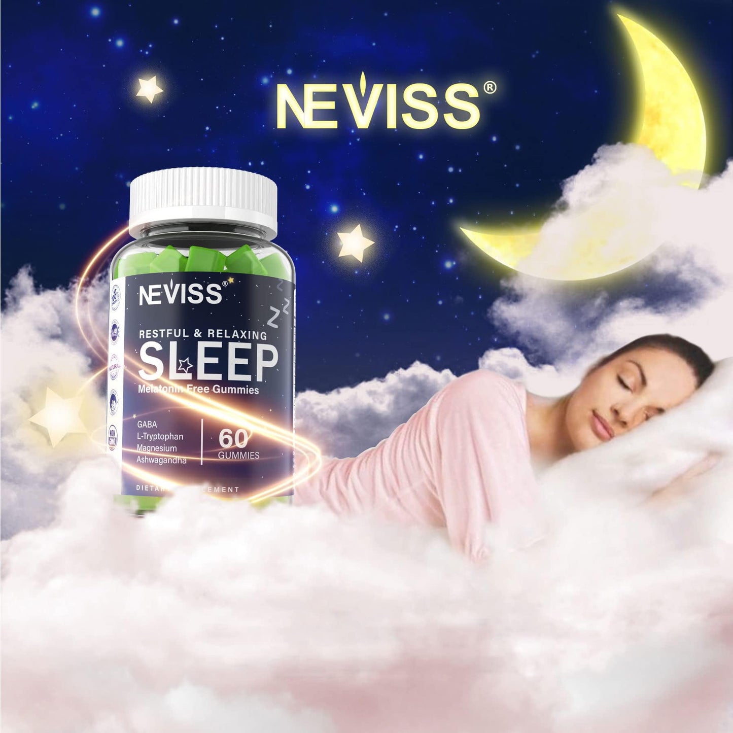 GABA Magnesium Ashwagandha Sleep Gummies
