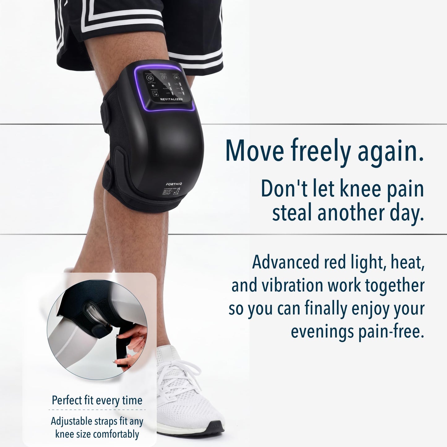 Smart Knee Massager with Heat Therapy
