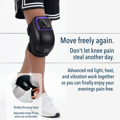 Smart Knee Massager with Heat Therapy