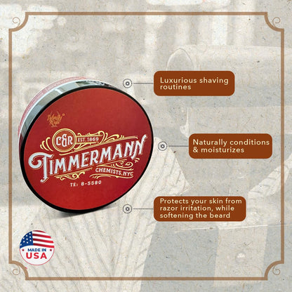 Luxury Tallow Shaving Soap Puck