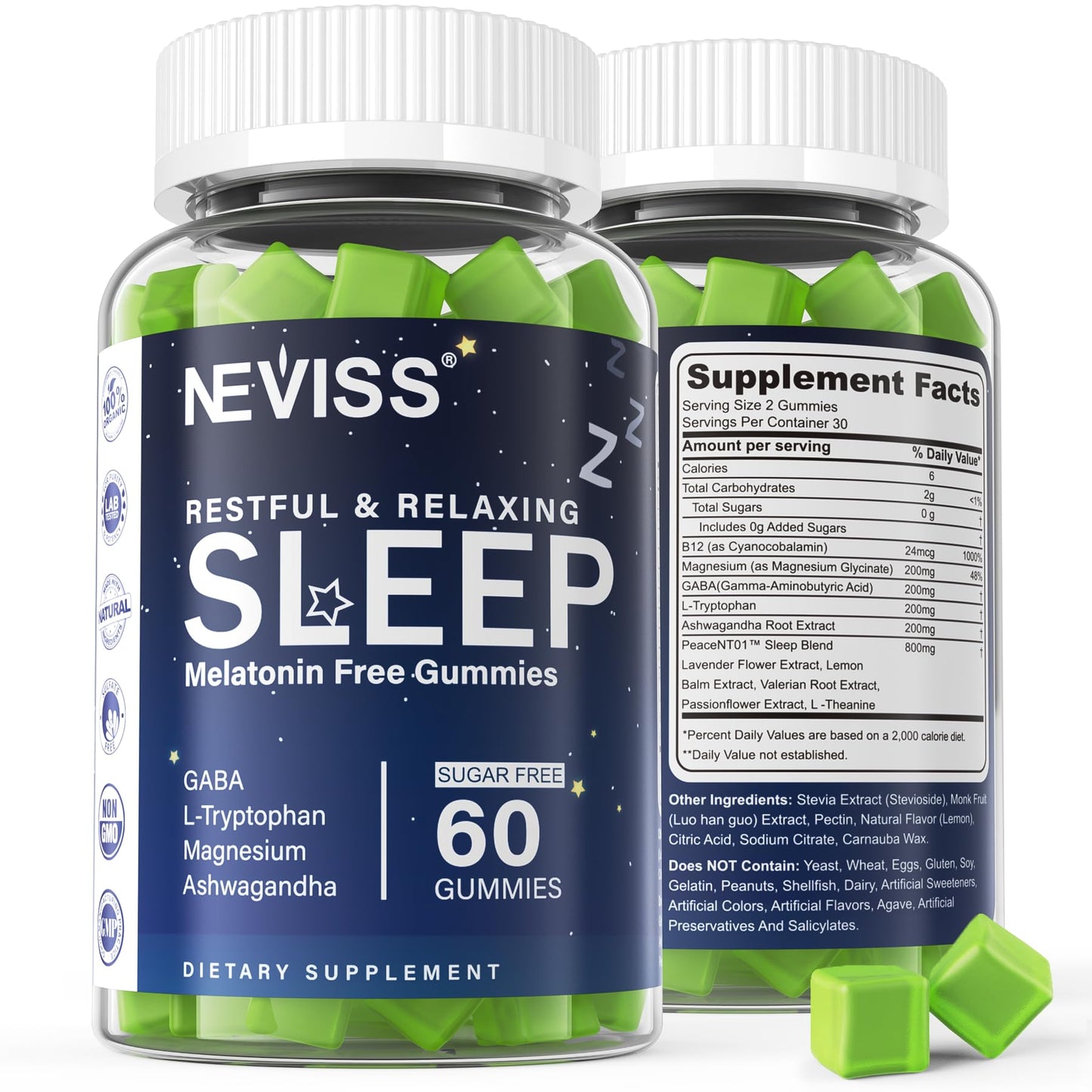 GABA Magnesium Ashwagandha Sleep Gummies