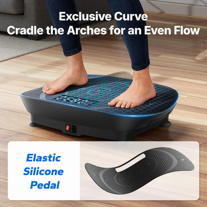 Curved Vibration Plate Exercise Machine
