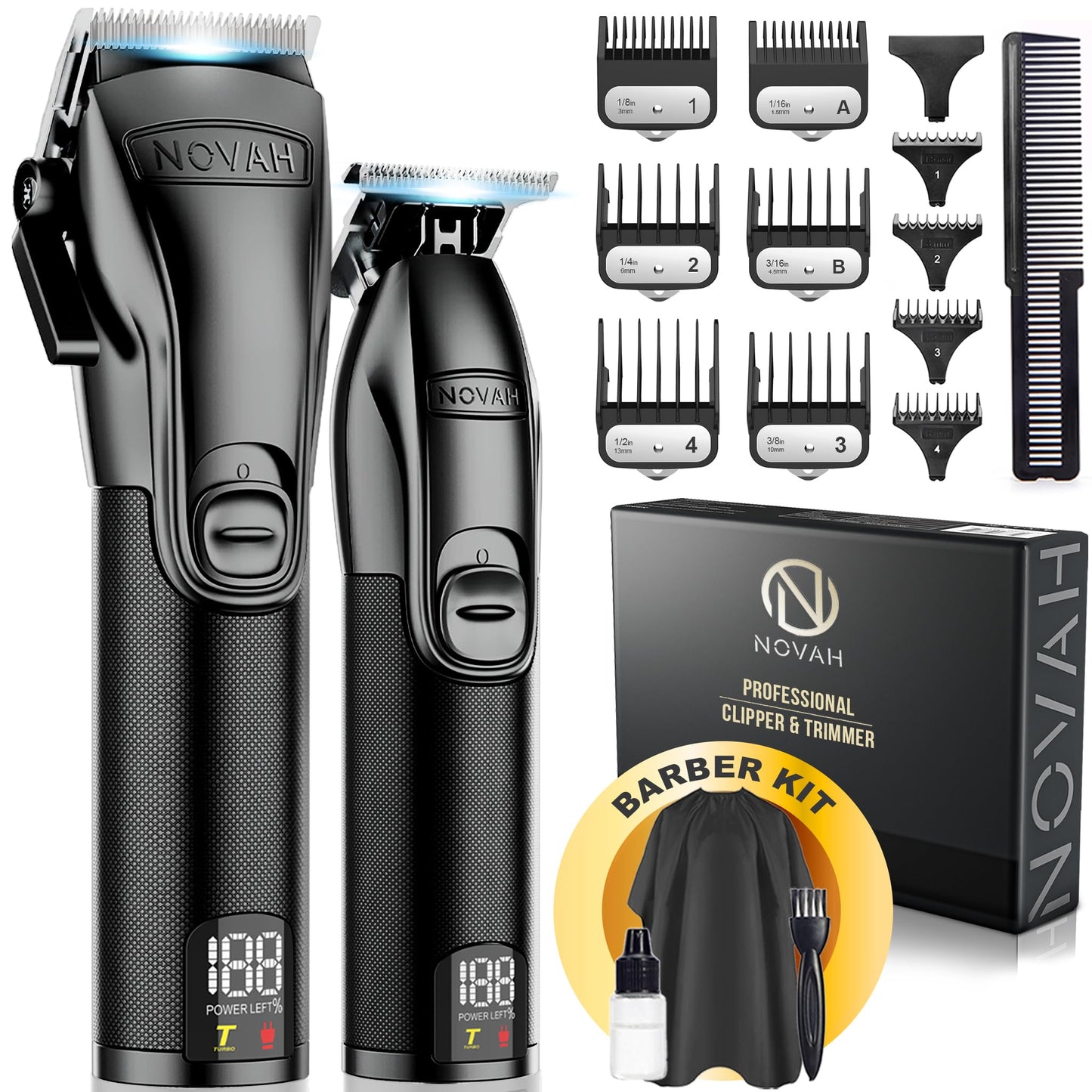 Professional Cordless Hair Clipper Set