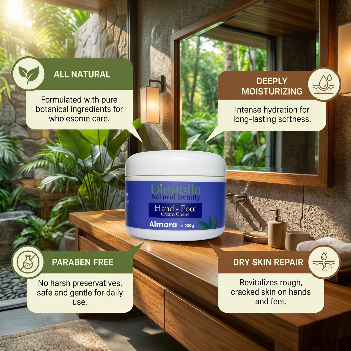 Natural Hand Foot Nail Cream