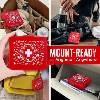 Mini Portable First Aid Kit Case