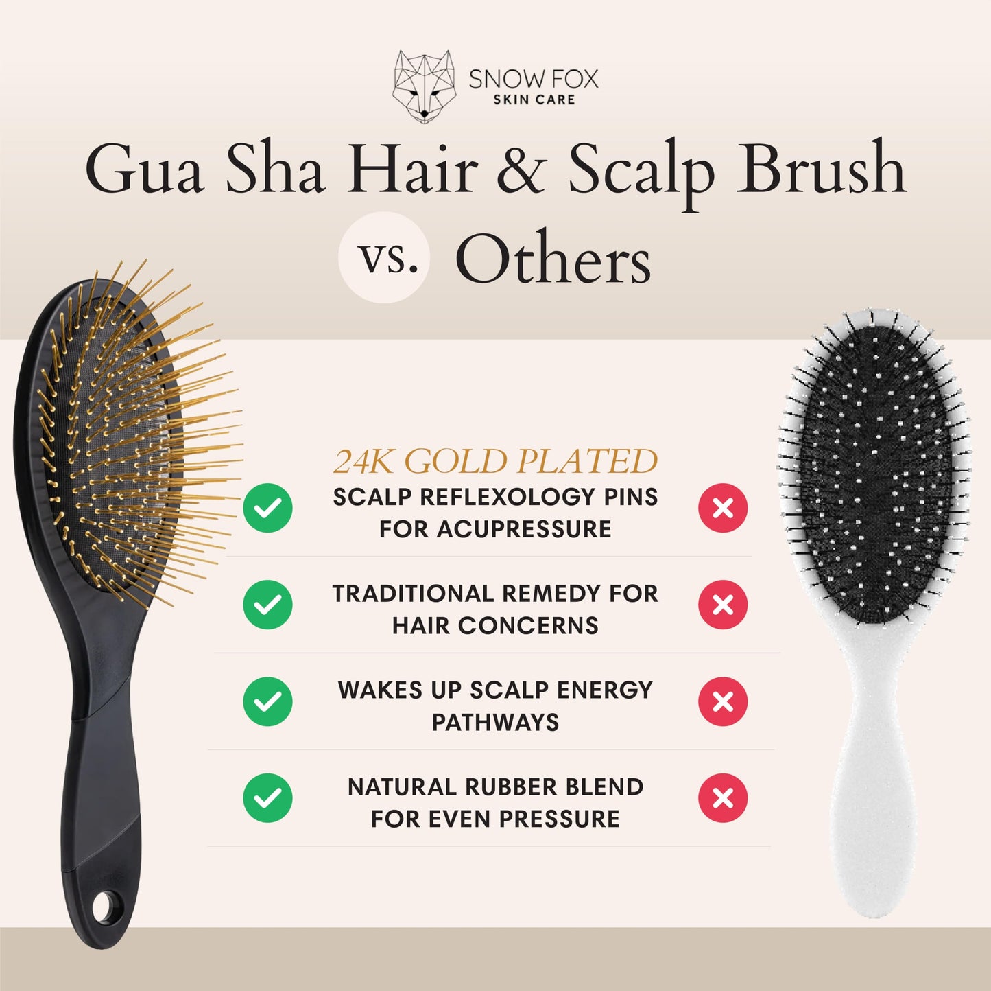 Gua Sha Scalp Massage Hair Brush