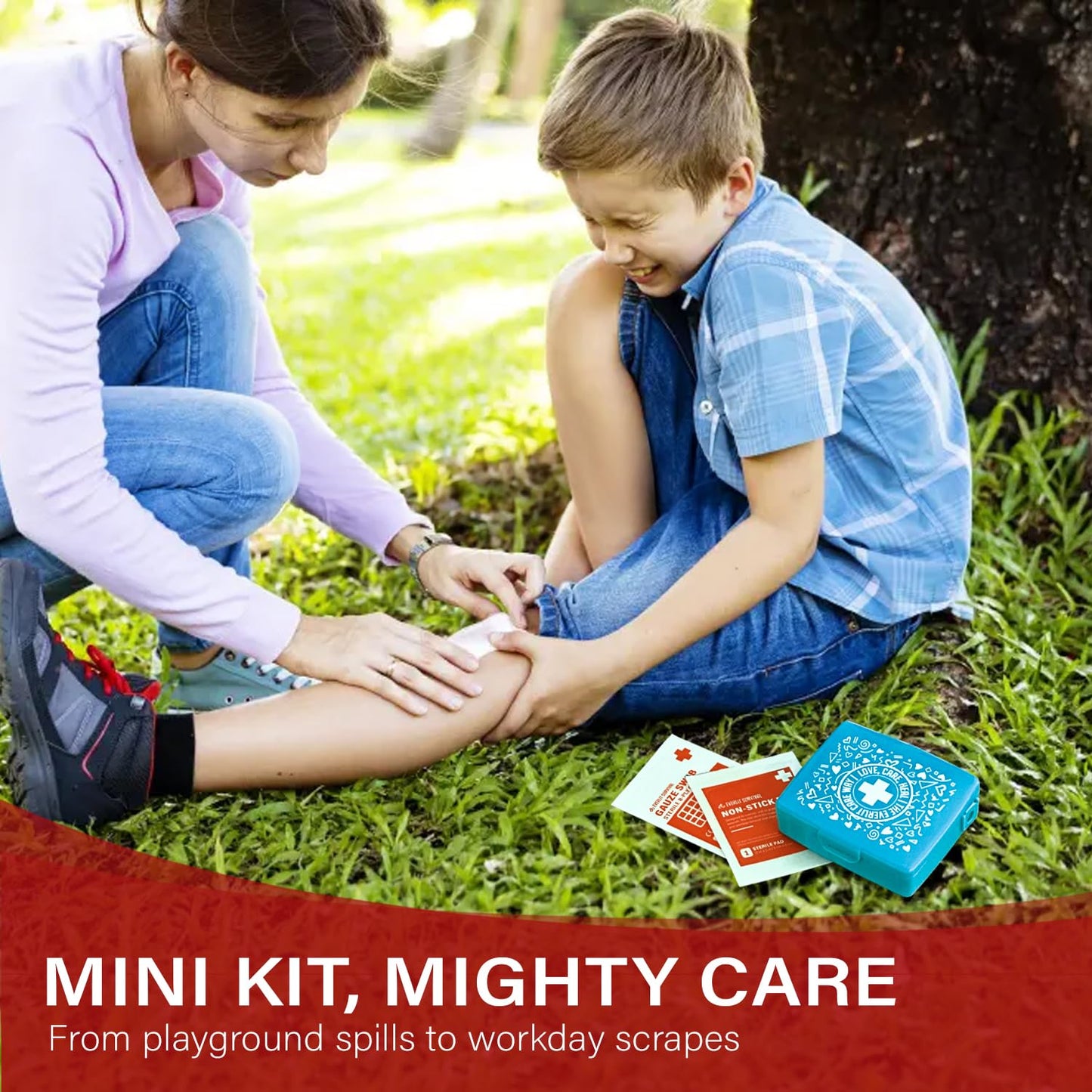 Mini Portable First Aid Kit Case