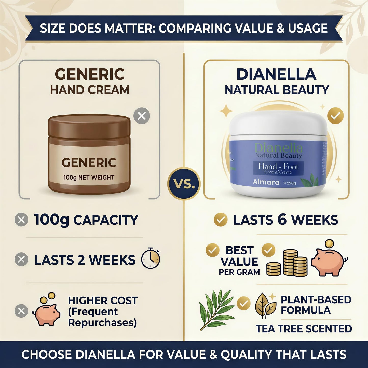 Natural Hand Foot Nail Cream